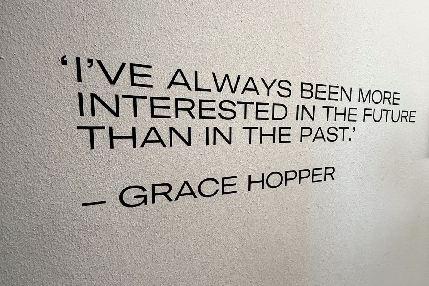 Grace-Hopper-Zitatwand beim Zukunftstag 2026 im IPAI Heilbronn
